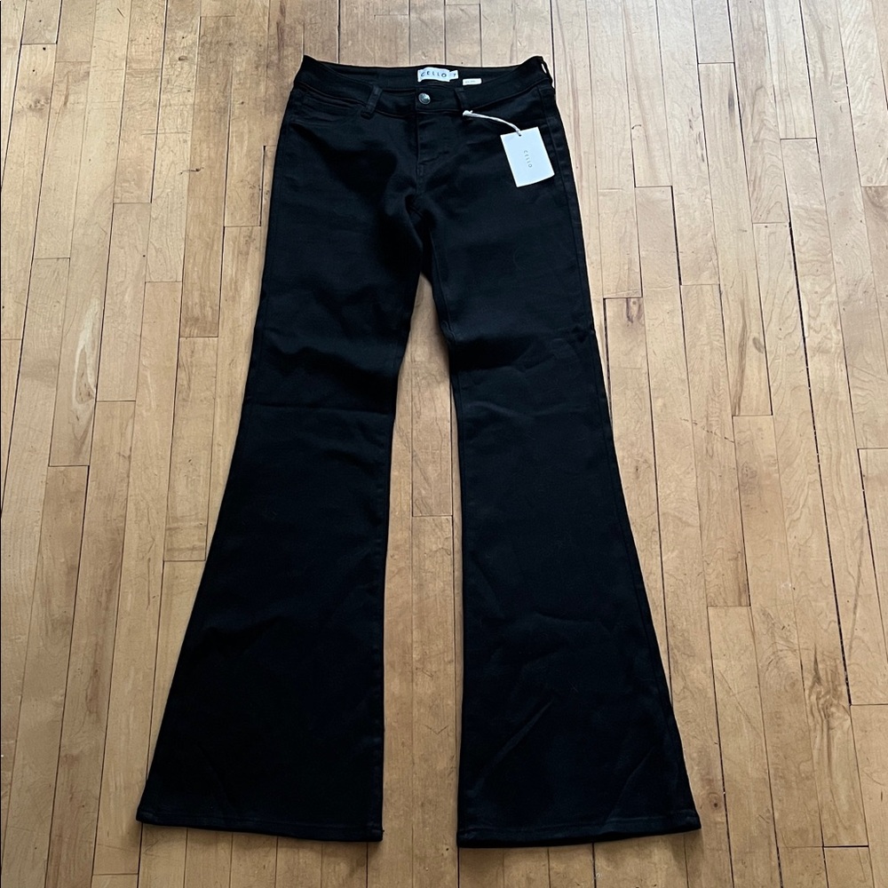 Black Flared Cello Jeans NWT